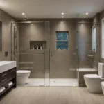 idées pour petite salle de bain avec douche