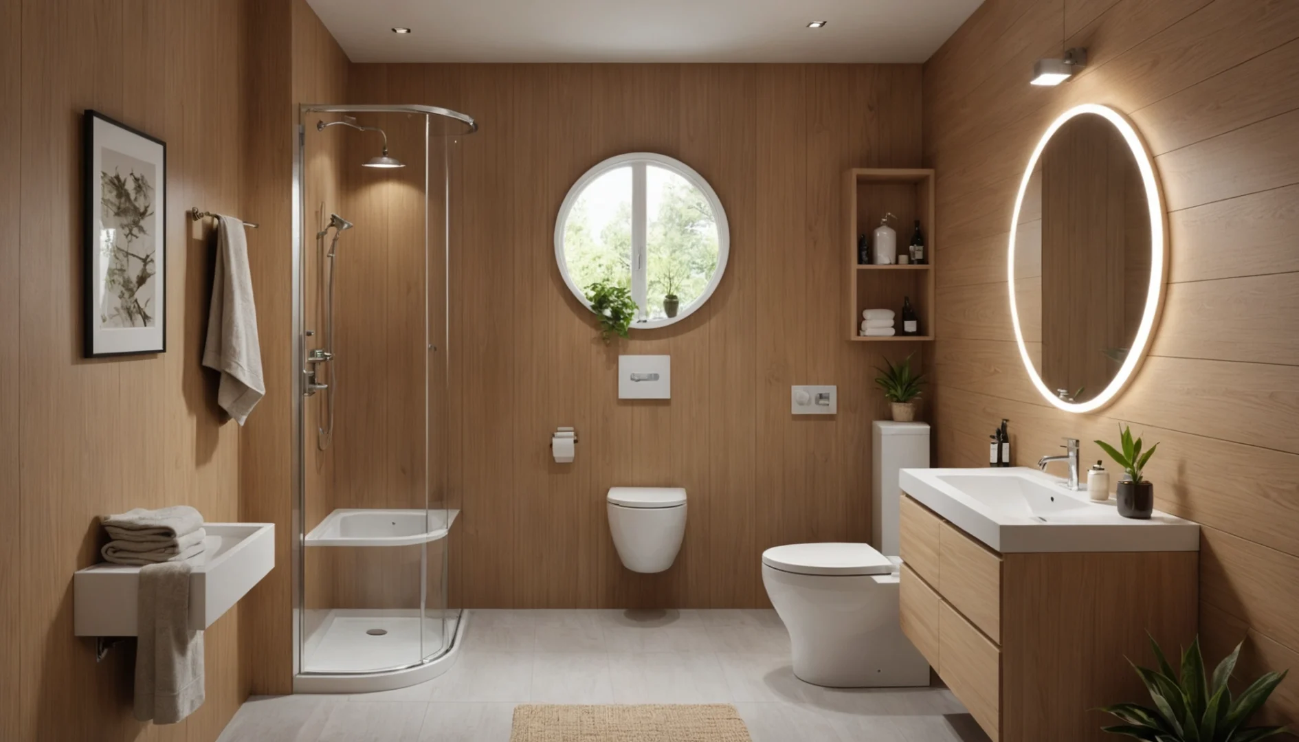 agrandir visuellement un petit WC invité