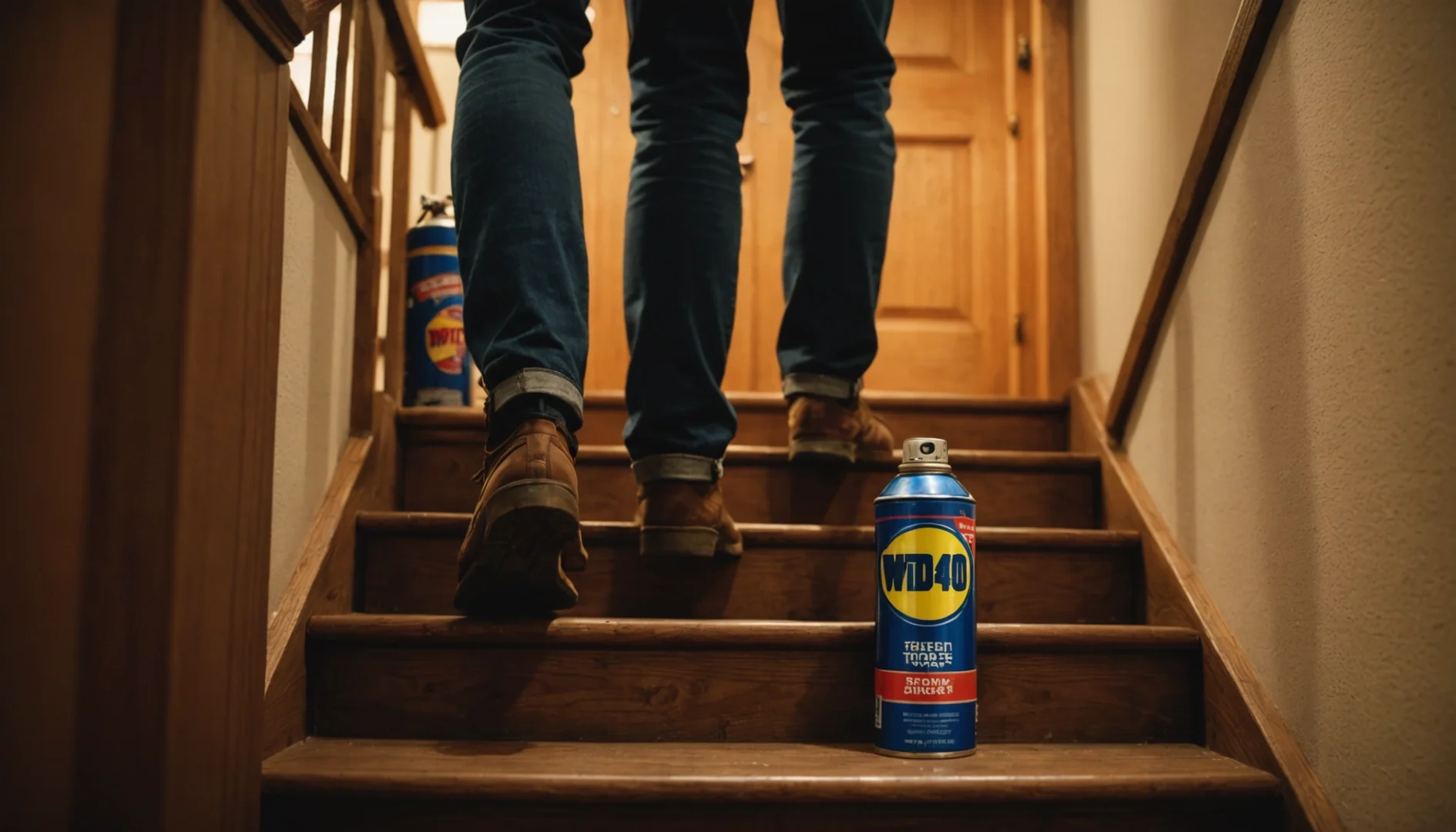 escalier qui grince wd40