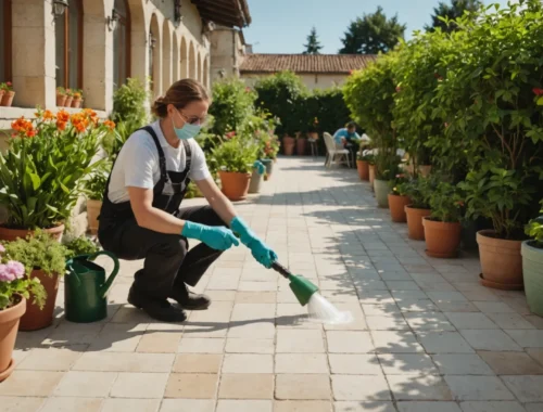 nettoyant terrasse javel