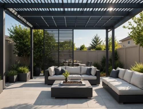 Créer un espace extérieur confortable toute l’année grâce à la pergola en aluminium