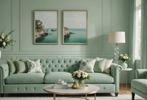 quel couleur avec le vert d'eau