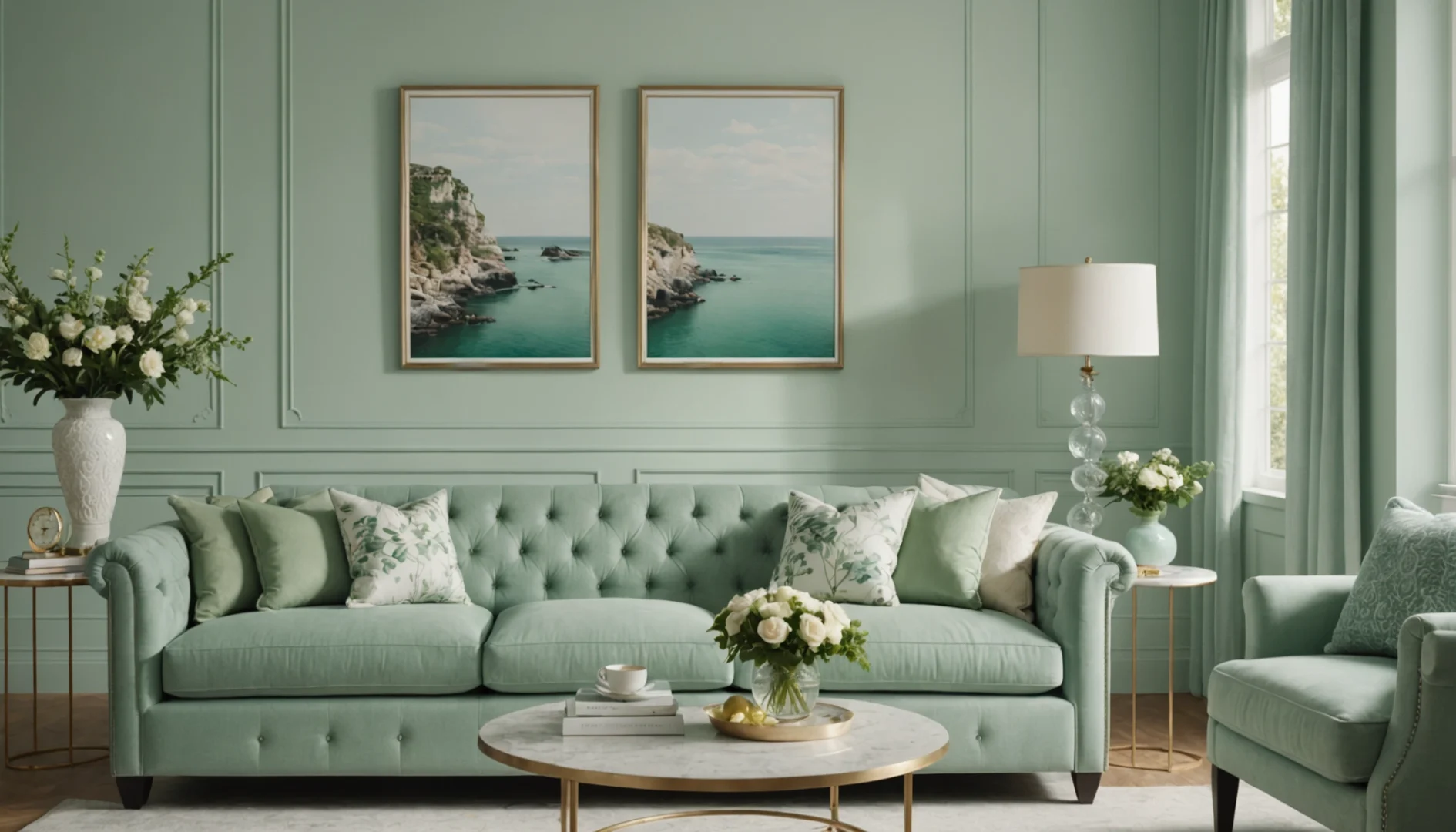 quel couleur avec le vert d'eau