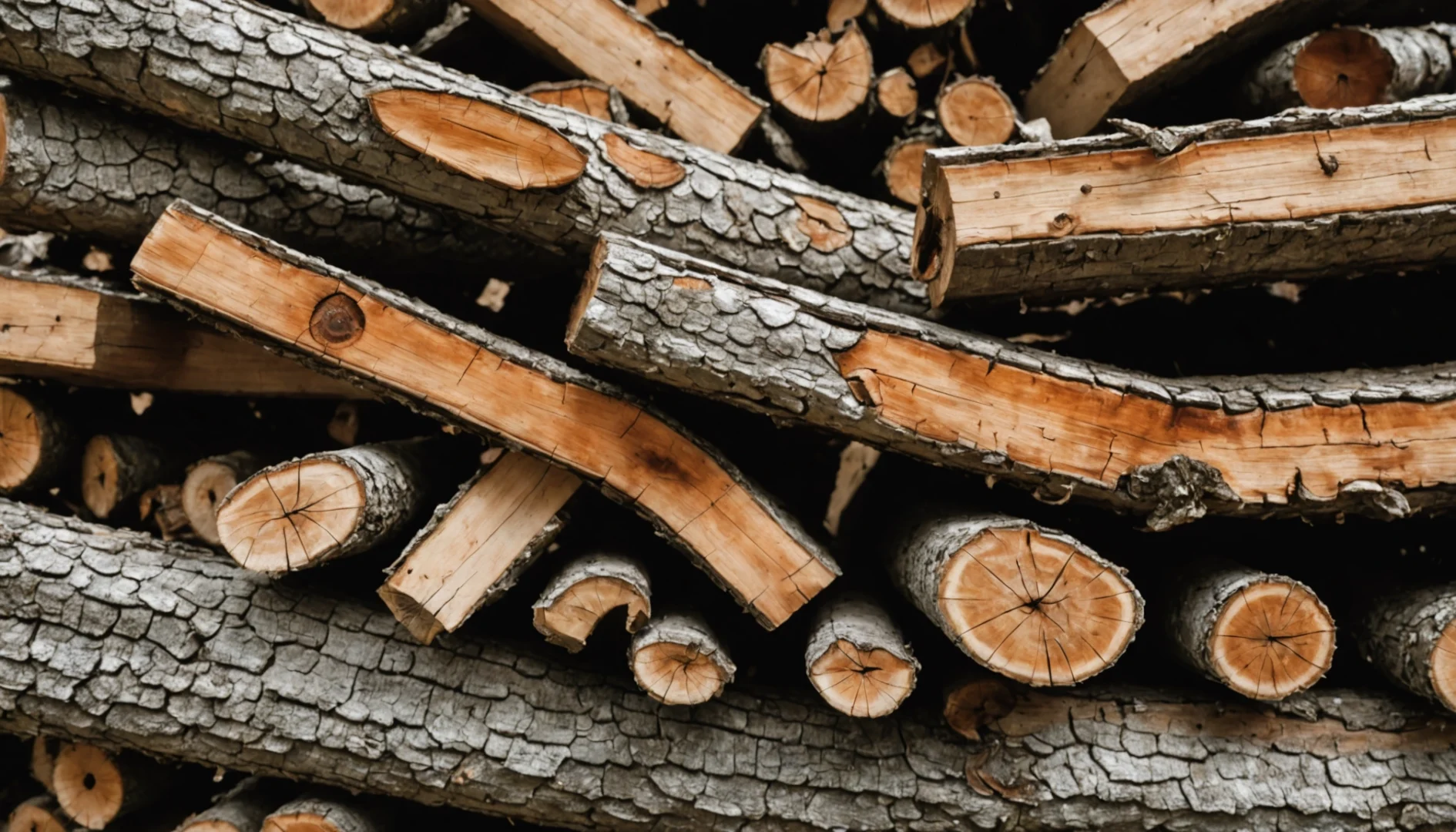 merule sur bois de chauffage