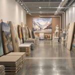 stockage oeuvres d'art