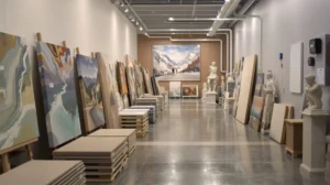 stockage oeuvres d'art