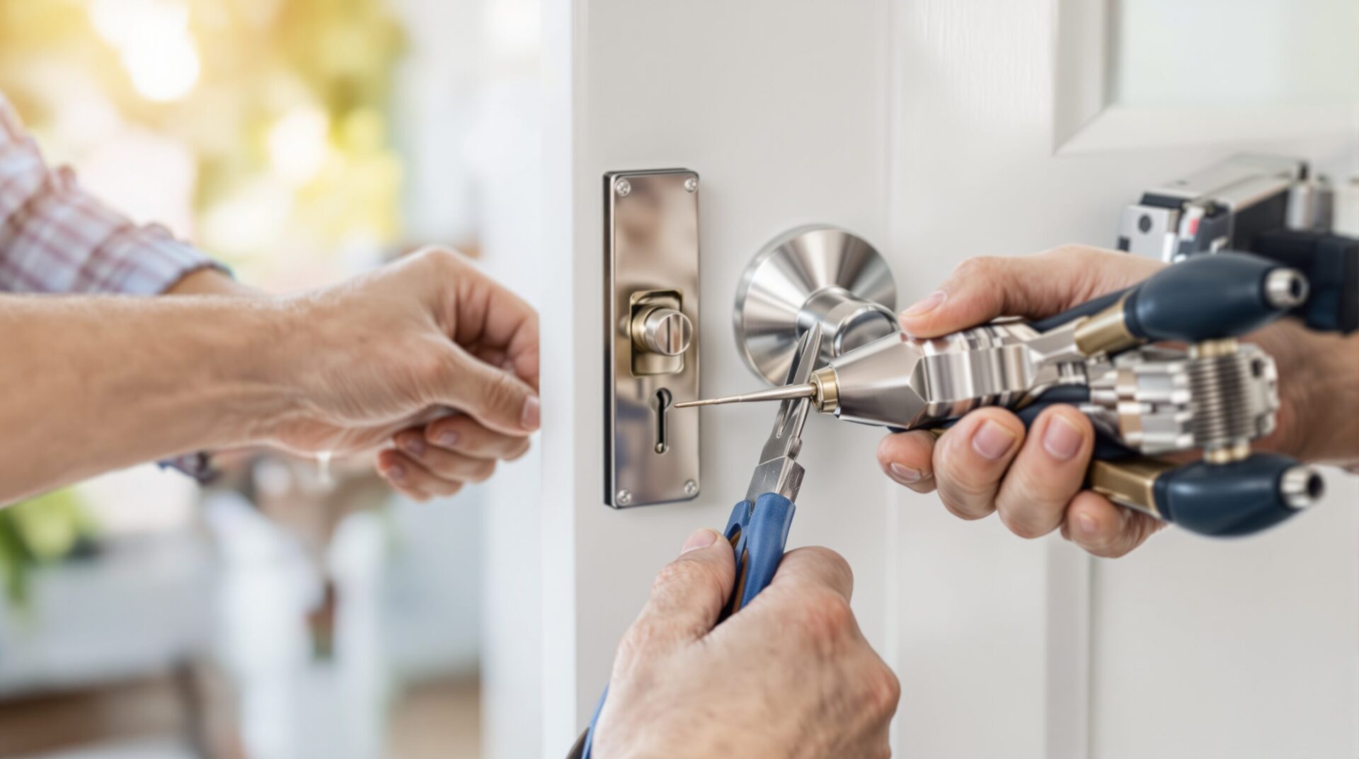 changement serrure porte d'entrée