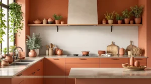 deco cuisine terracotta