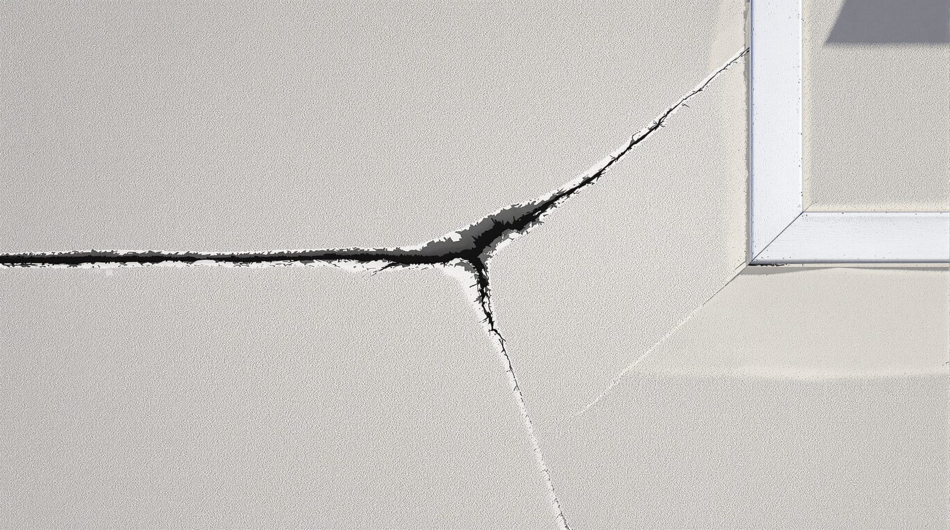 fissure horizontale mur extérieur maison