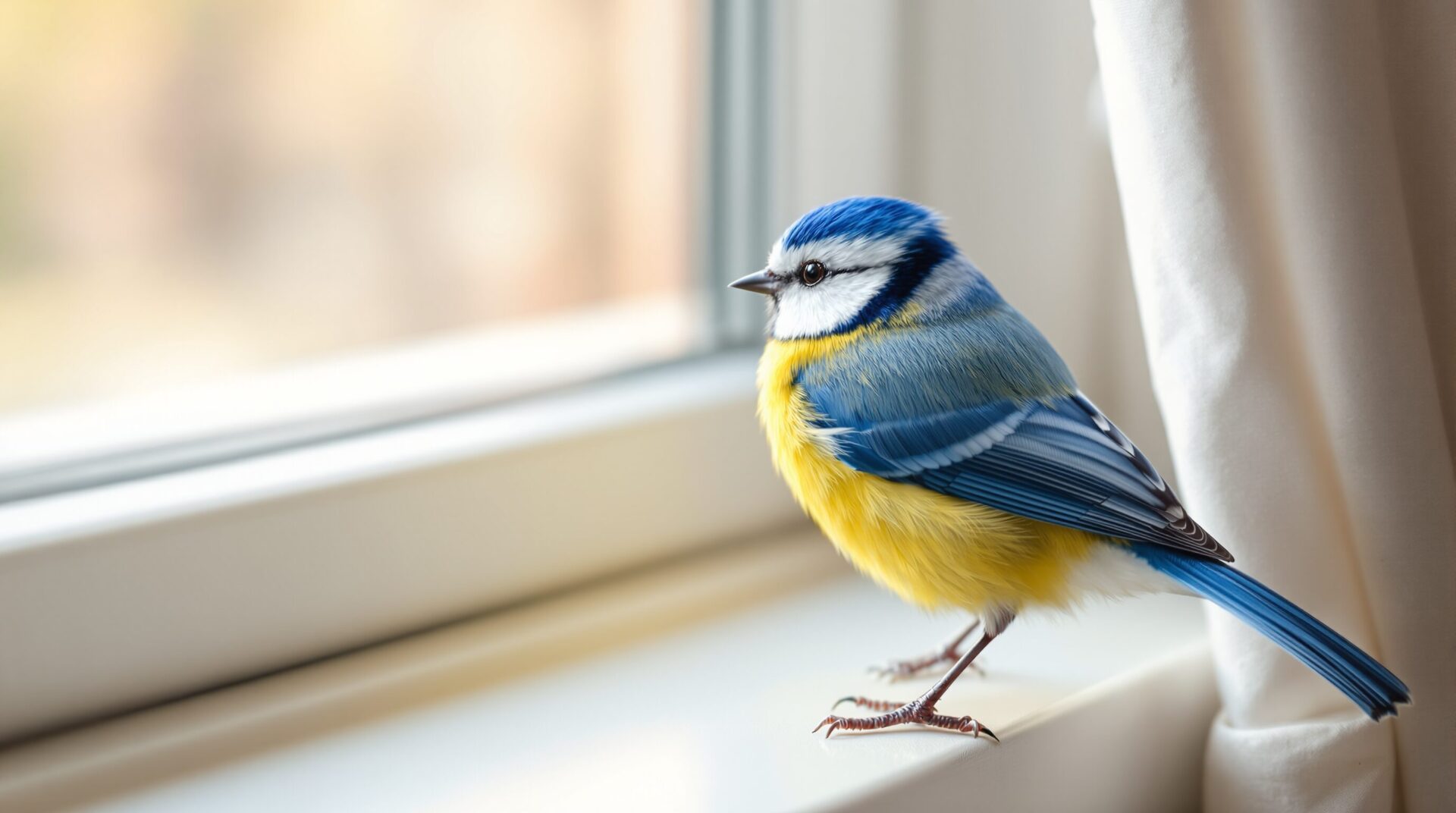 mésange bleue signification