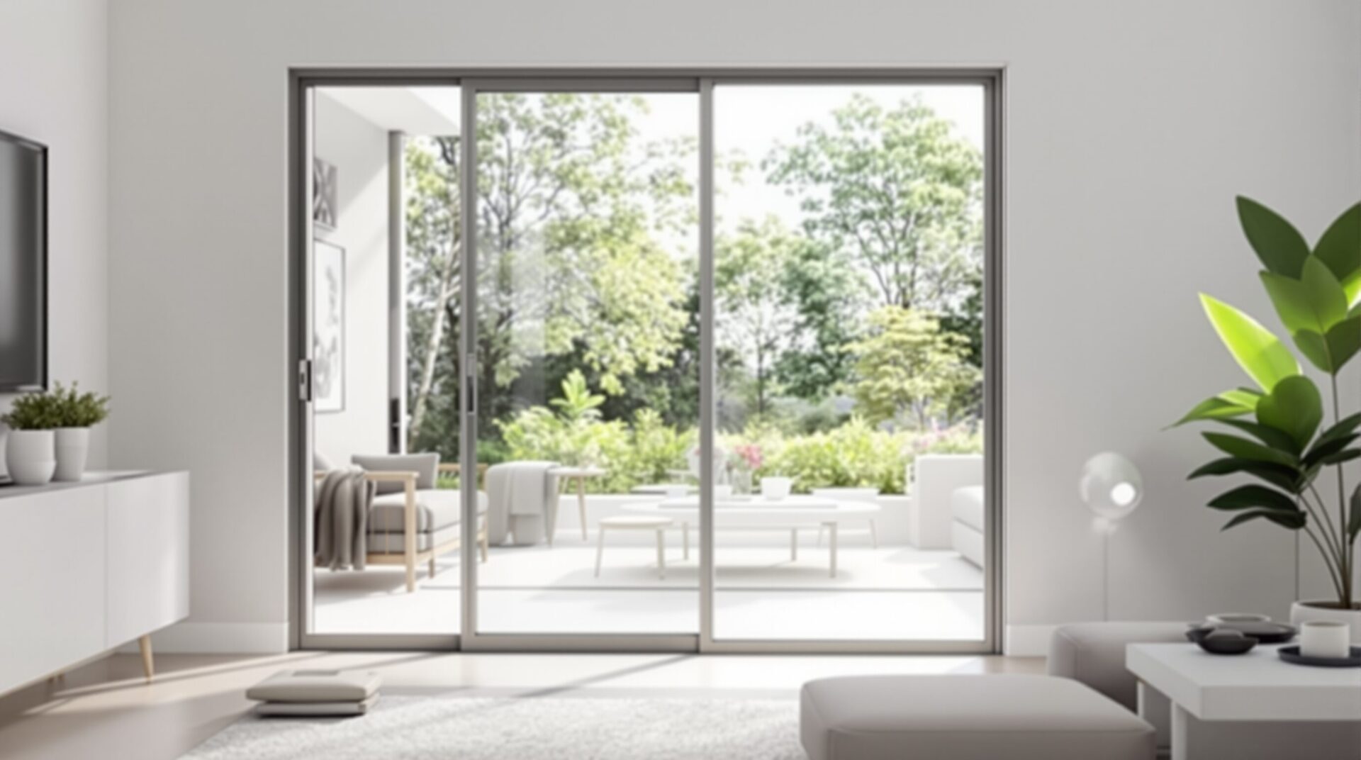 baie coulissante vitrée