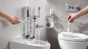 Quels sont les différents mécanismes d'une chasse d'eau ?