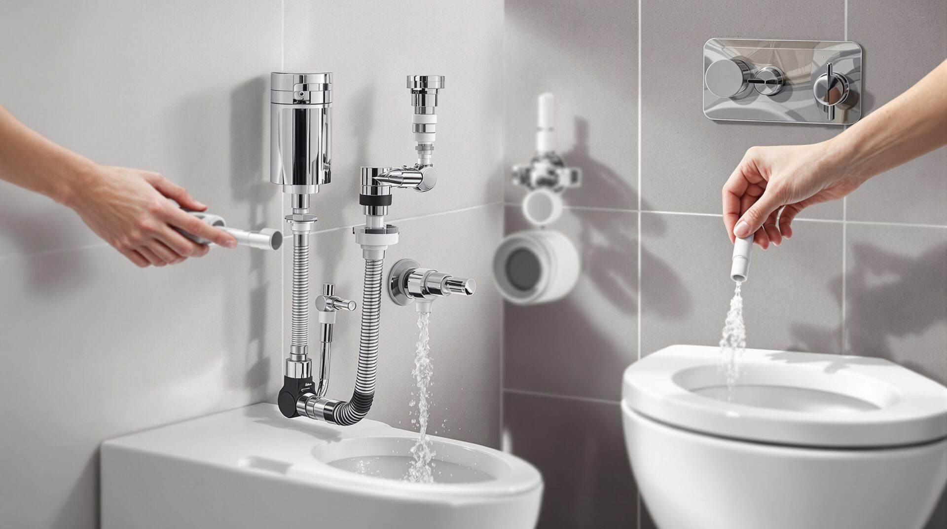 Quels sont les différents mécanismes d'une chasse d'eau ?