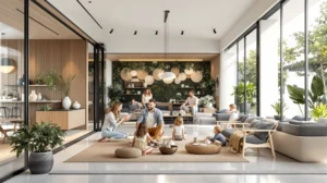 habitat hybride moderne