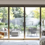 baie coulissante vitrée