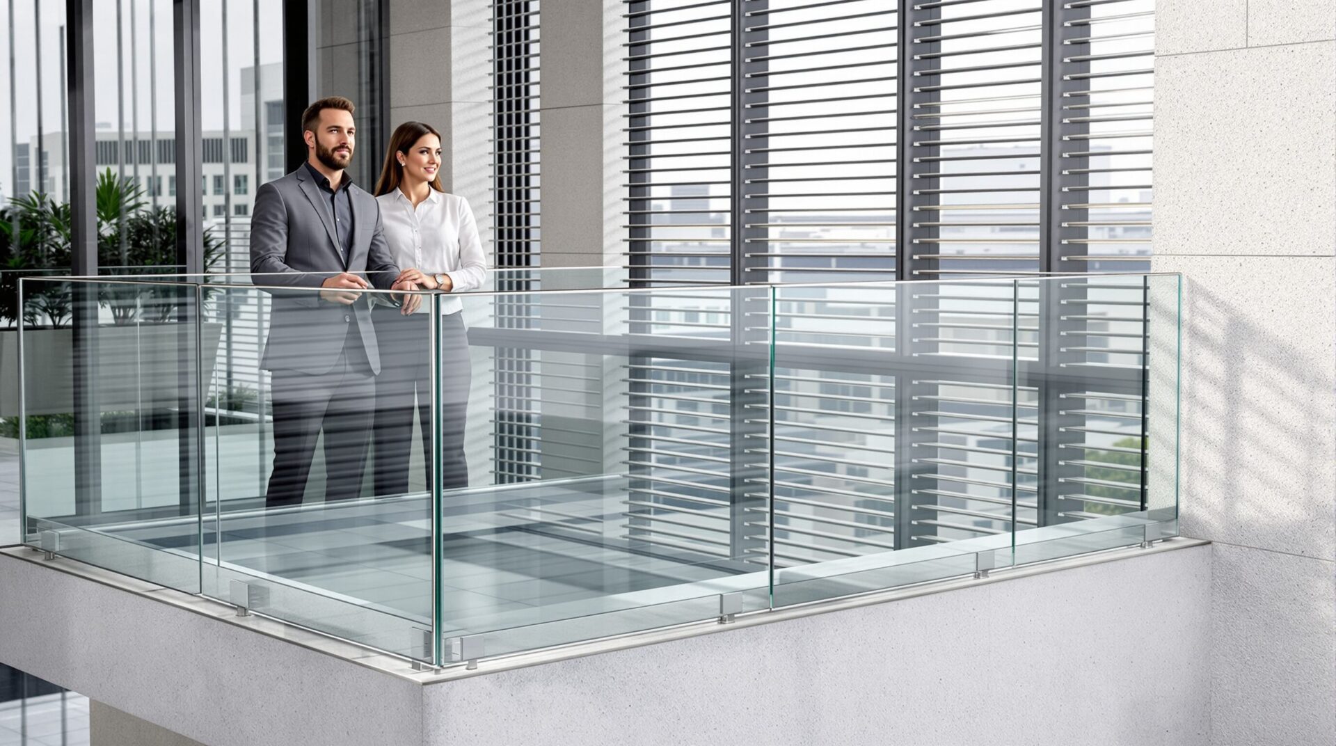 garde corps en verre