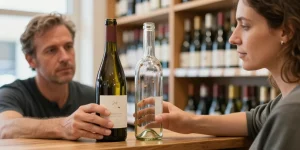 bouteille vide pour vin