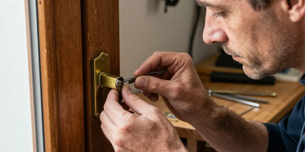 ouvrir une ancienne serrure