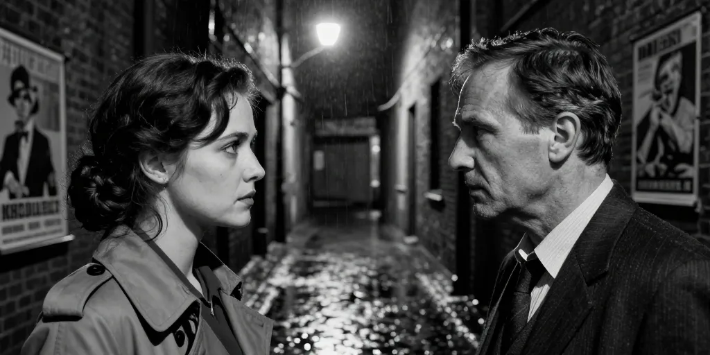 affiche cinéma noir et blanc