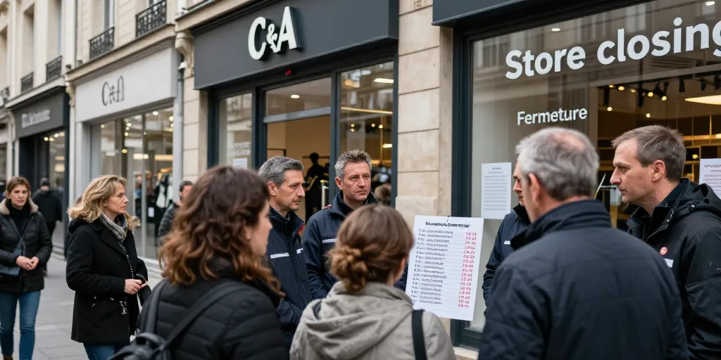 fermeture magasins c&a