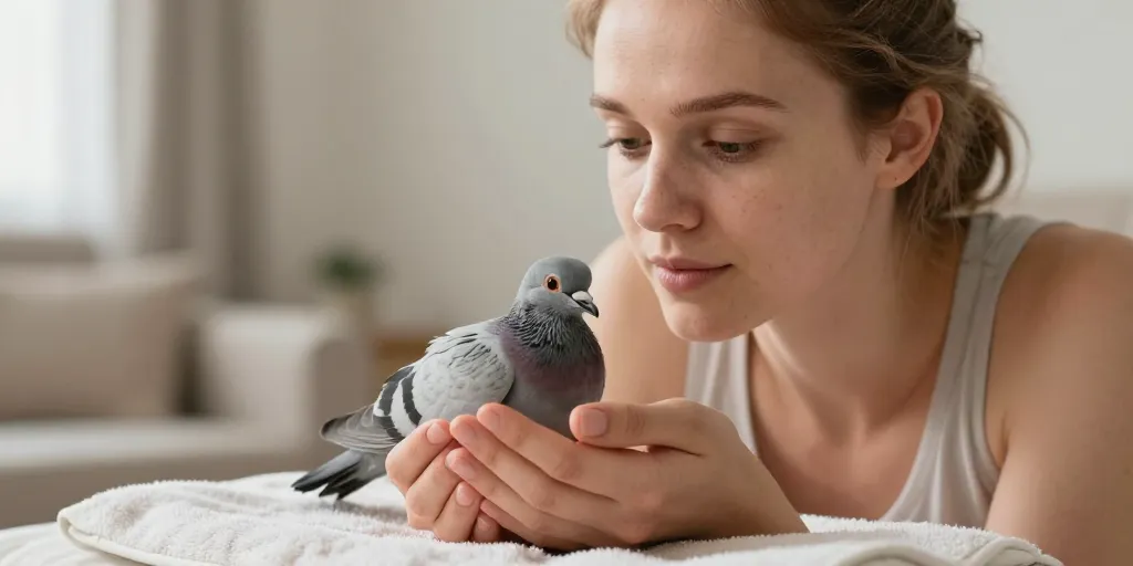 bébé pigeon